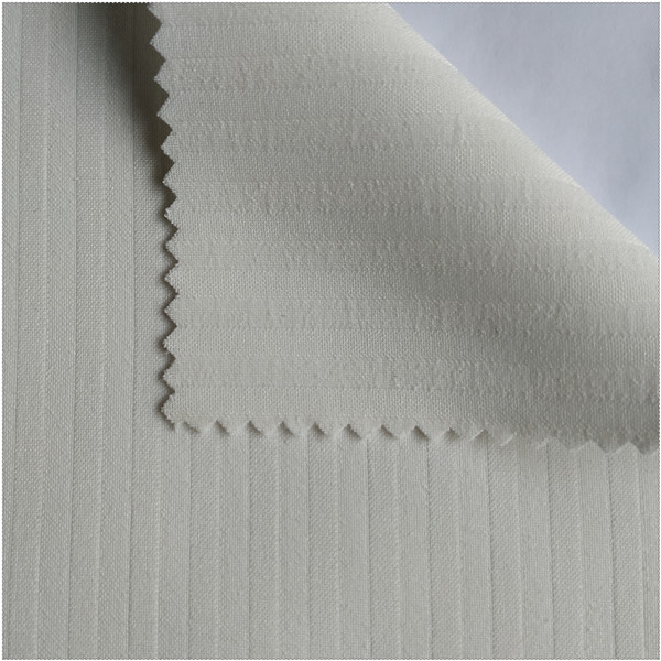 STPPZ polyester stripe seersucker fabric