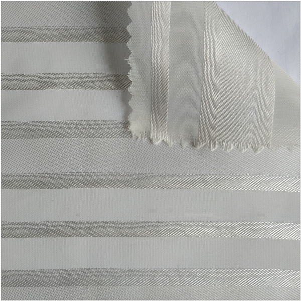 HTDM big and samll stripe chiffon dobby fabric 